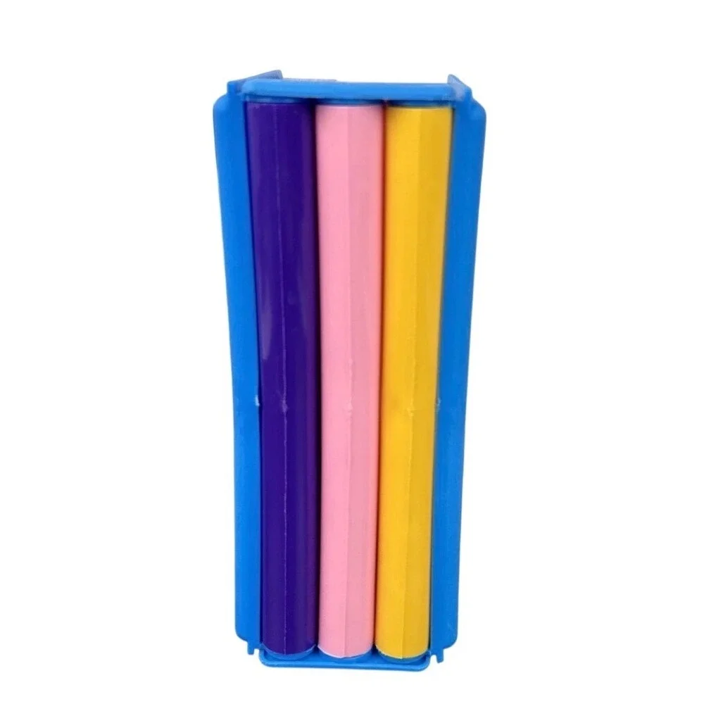 Emson Jewelry Keeper Vintage 1988 Book Style Travel Organizer Blue Yellow Pink